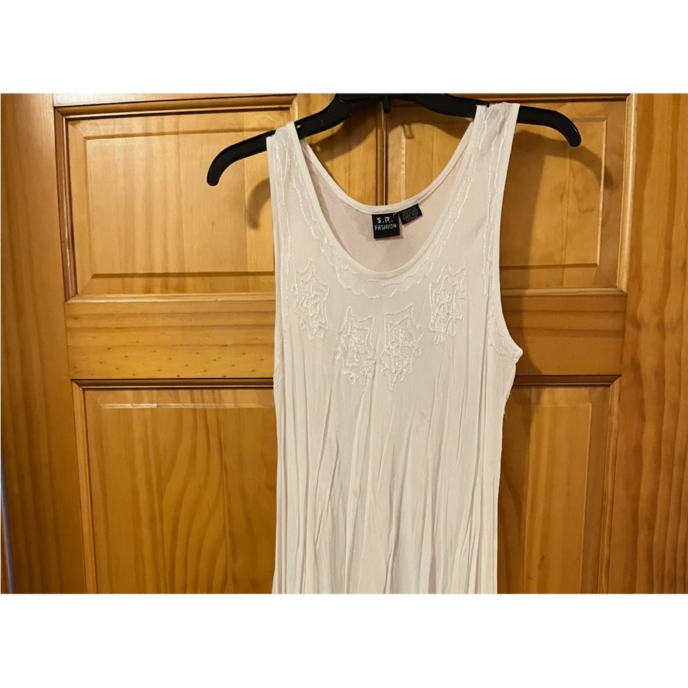 Elegant Cream Midi Dress
